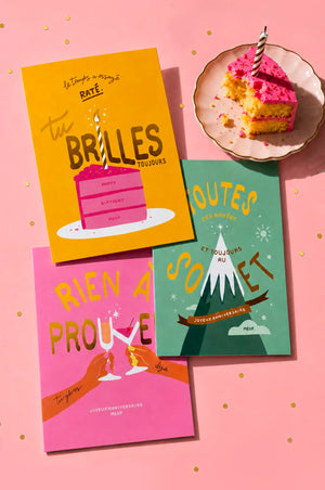 Happy Birthday Meuf - Les 3 Cartes