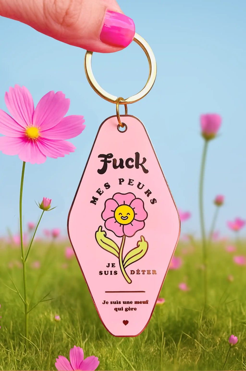 Le Porte-clés Meuf Déterminée