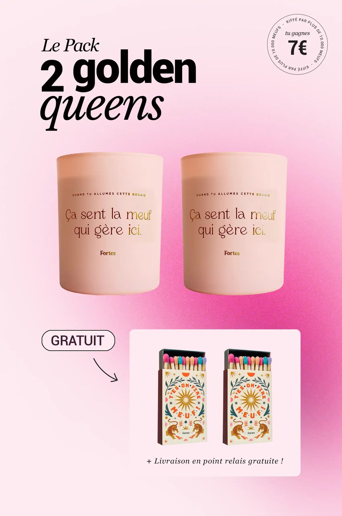 Le Pack 2 Golden Queens