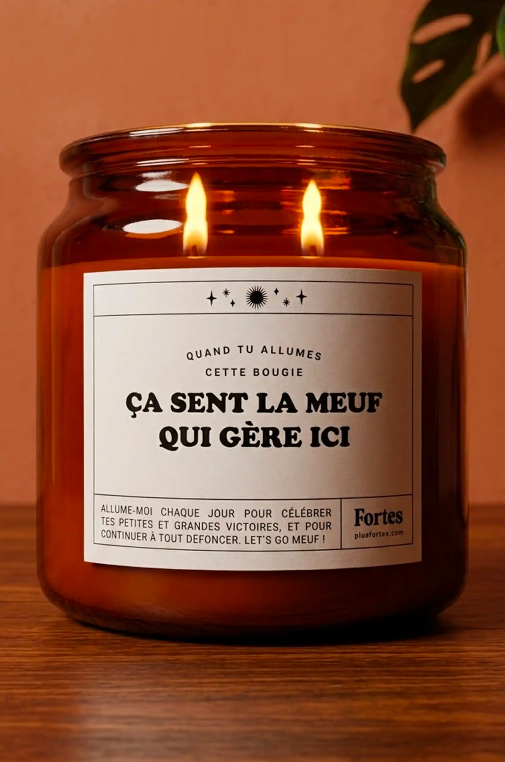 Tu gères meuf - La Big Bougie Fleur de Lin