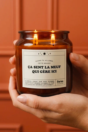 Tu gères meuf - La Big Bougie Fleur de Lin