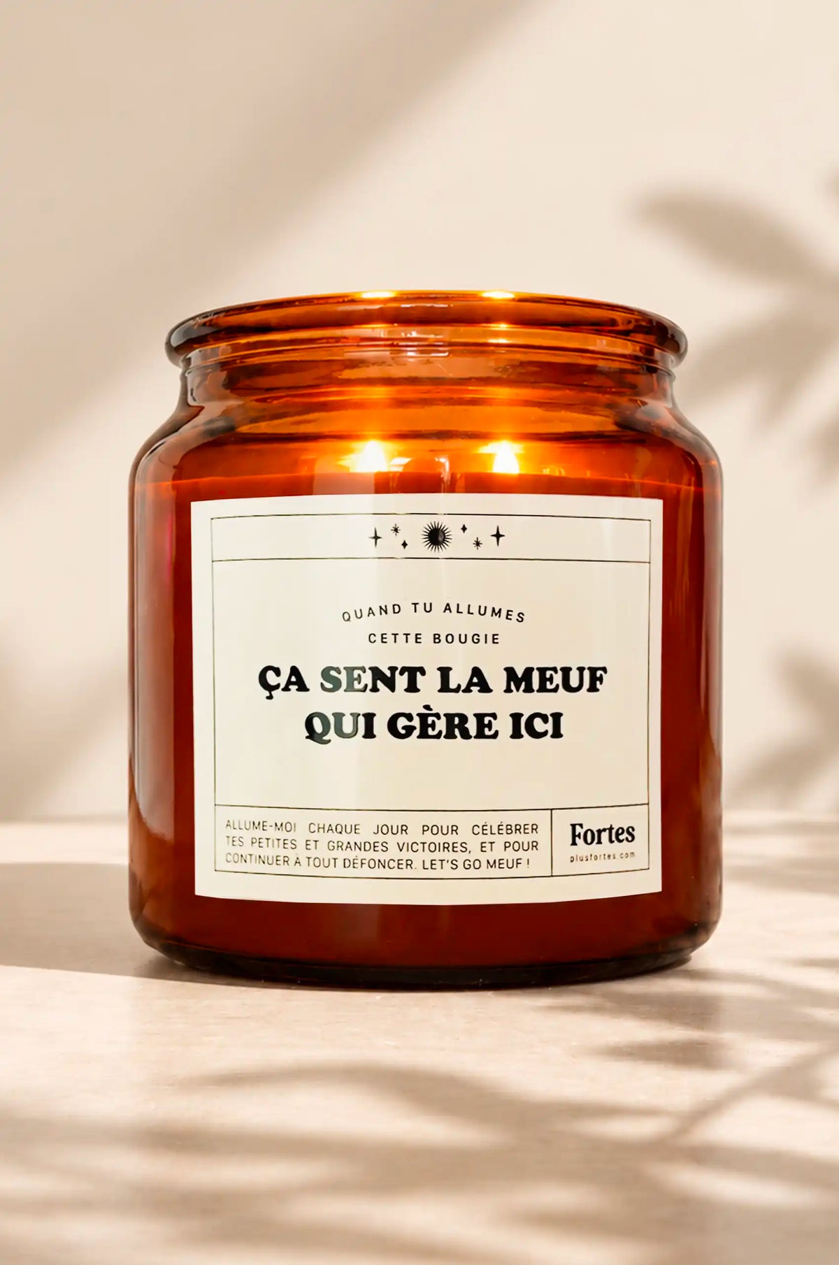 Tu gères meuf - La Big Bougie Fleur de Lin