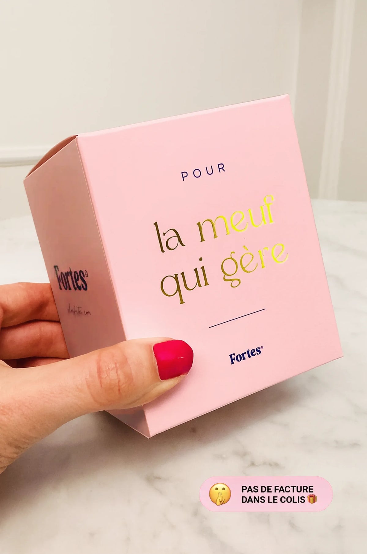 Tu gères meuf - La Bougie Gold Vanille Mûre