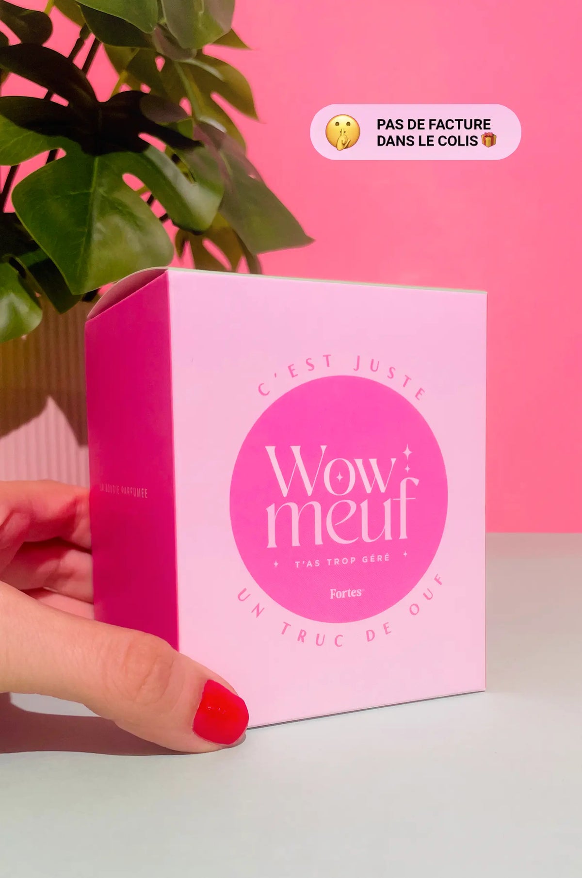 Wow Meuf - La Bougie Pamplemousse & Lilas