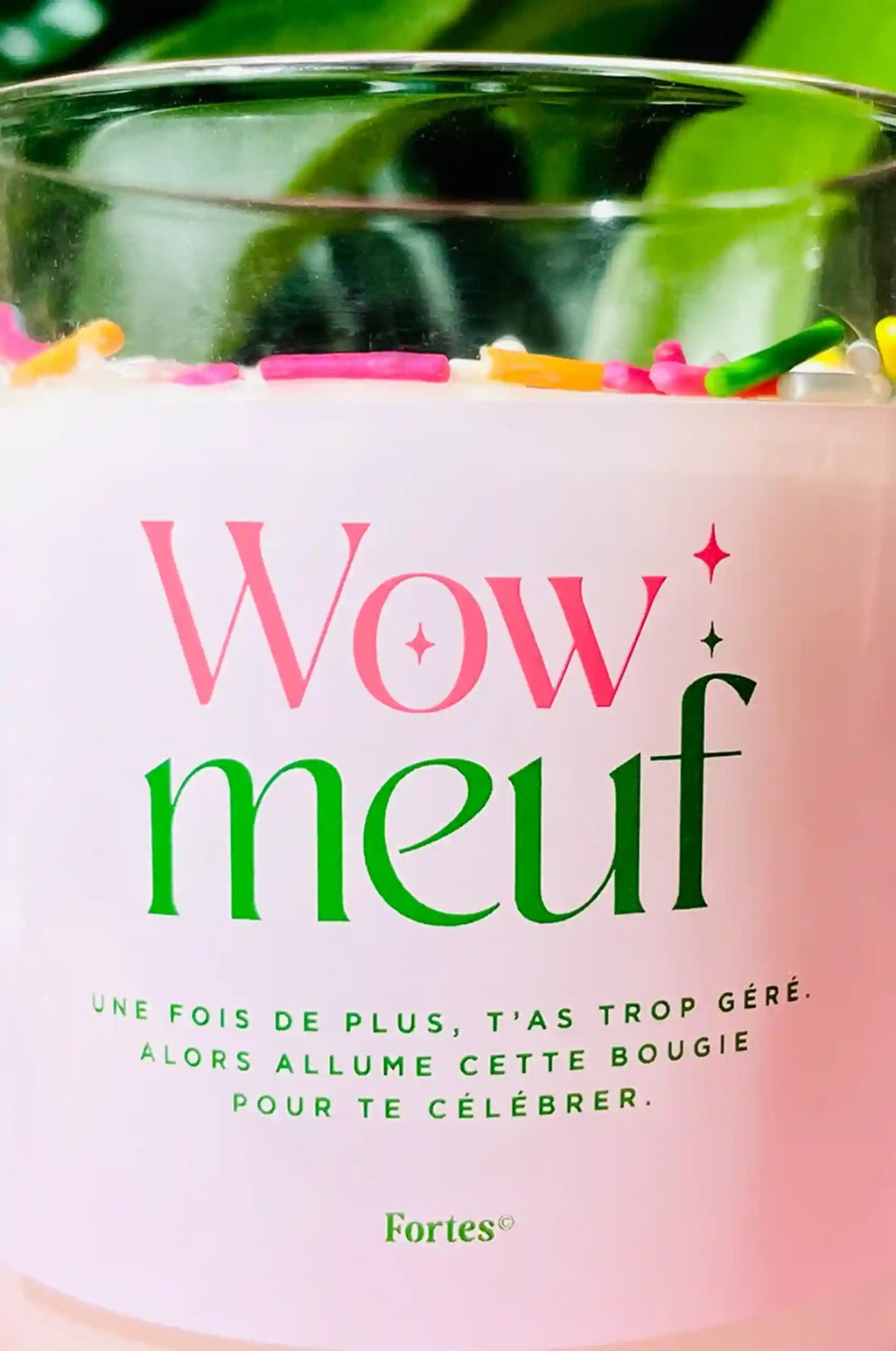Wow Meuf - La Bougie Pamplemousse & Lilas