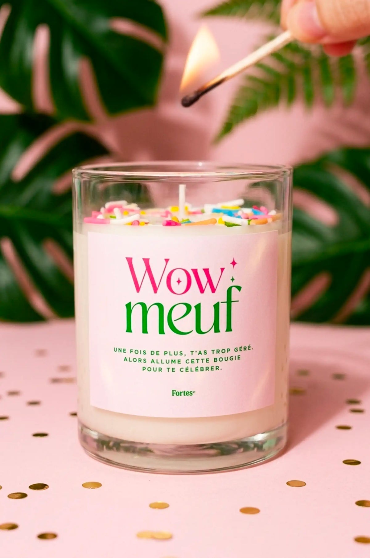 Wow Meuf - La Bougie Pamplemousse & Lilas