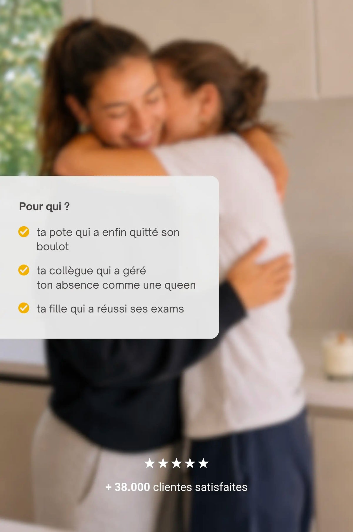Tu gères meuf - La Bougie Vanille & Or