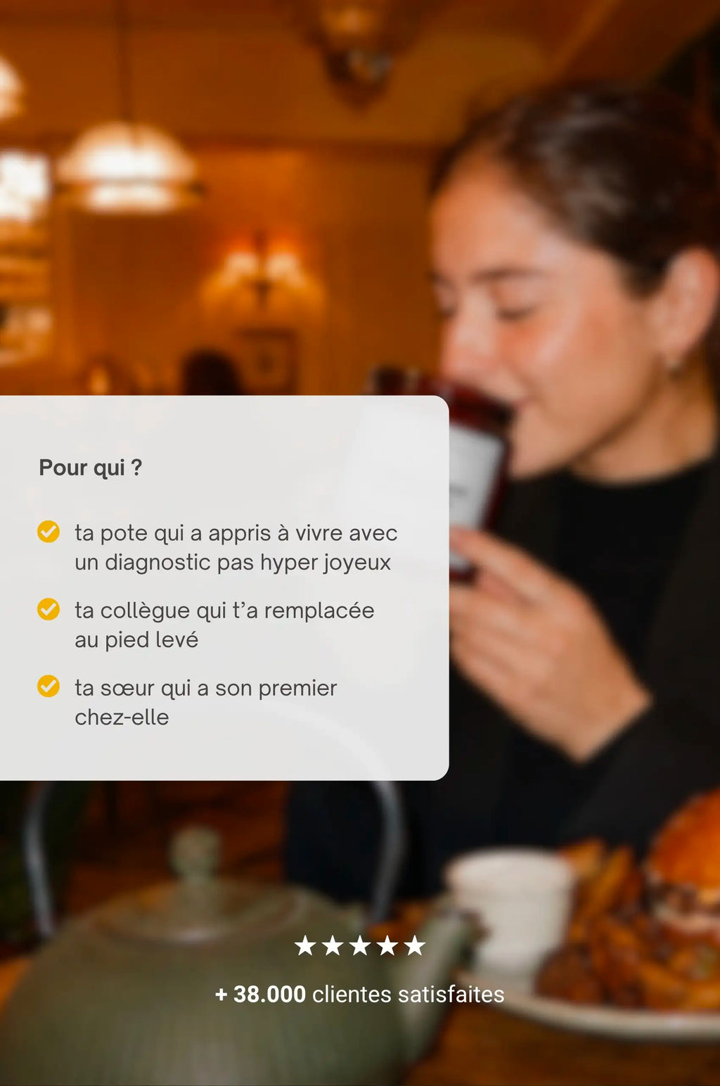 Tu gères meuf - La Big Bougie Fleur de Lin